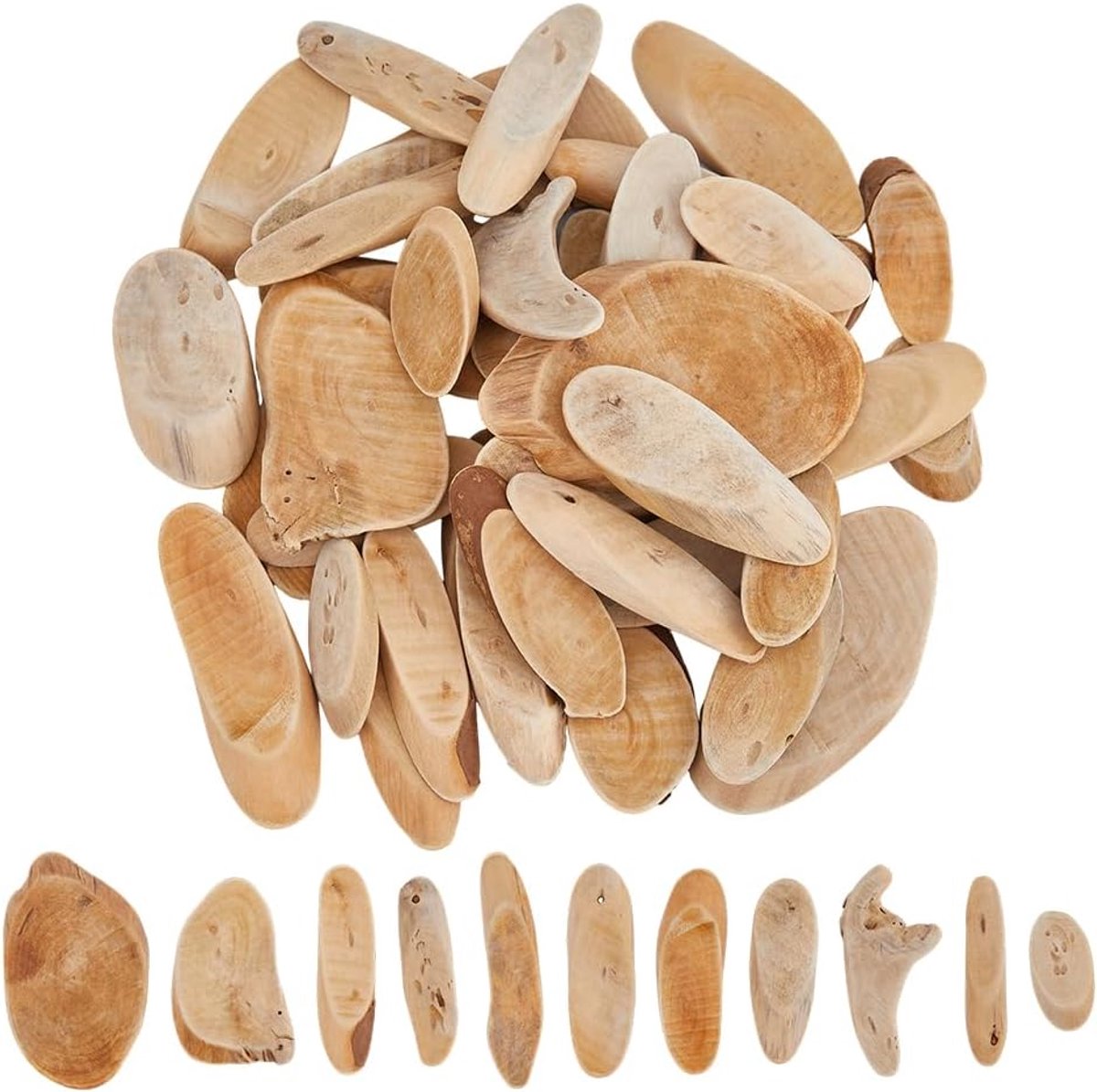 Natuurlijk Drijfhout - Houten Takken - Knutselen Decoratie - Unieke Vormen - 300g Set - Bruin