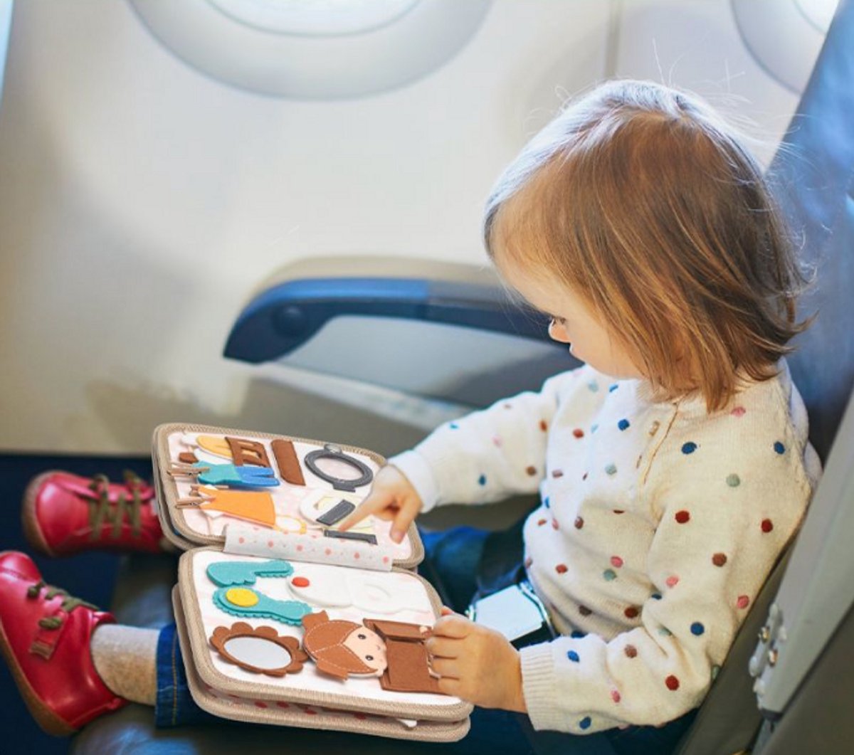 Joymaxx® Montessori Activiteitenboek Mijn Huisje - Busy Board Montessori Speelgoed 3-5 jaar - Speelgoed voor onderweg - Cadeau Meisje 4 jaar - Educatief Speelgoed voor in de auto — afbeelding 7