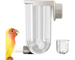 Vogel Drinkfontein - Waterdispenser Vogel - Vogelkooi - Druppelvrij Ontwerp - 330 ml Capaciteit