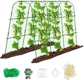 Treillis Métallique Pliable 48x48″ – Pour Plantes Grimpantes Concombres, Tomates – Jardin En Carré