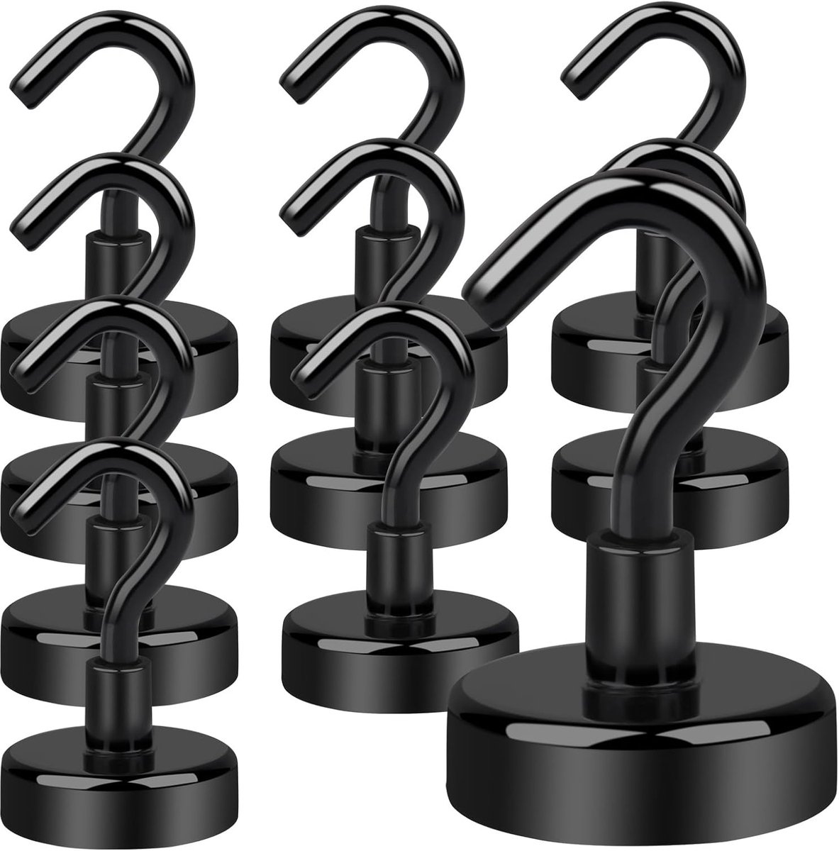 Sterke Magneethaken Neodymium 25mm - 10 Stuks voor Keuken en Camping