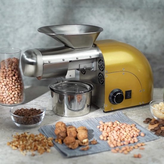 CLVP® Oliepers Machine - Koude Pers - Goud van Merkloos — afbeelding 2