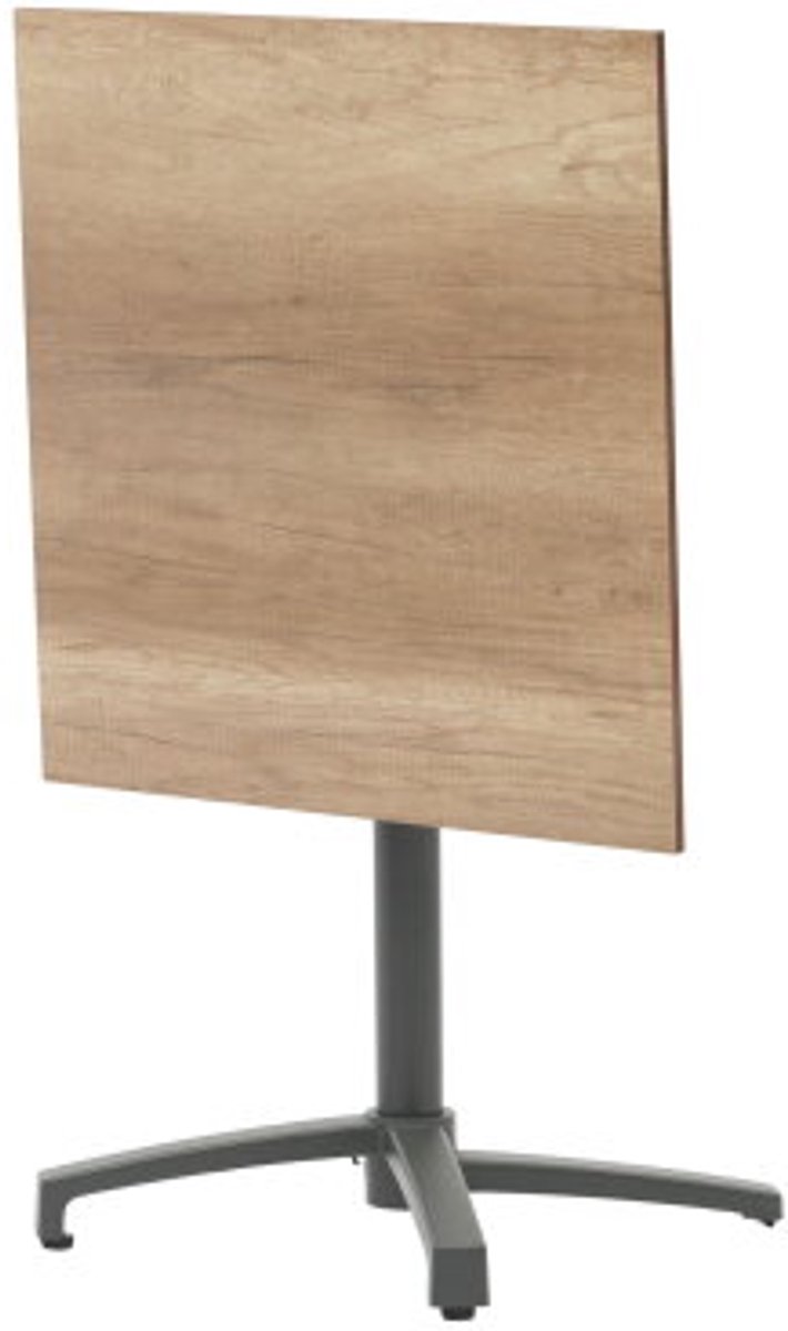 Sens-Line Table de jardin Julia HPL Table bistro 70x70cm - Couleur bois