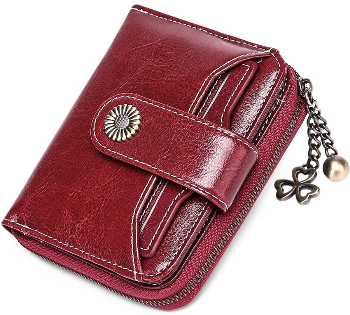 Dames Zwarte Portemonnee Met Veilig Ritssluiting - Compact En Praktisch Design Voor Dagelijks Gebruik - Ruime Opbergplek Voor Pasjes En Geld - Stijlvolle Accessoire