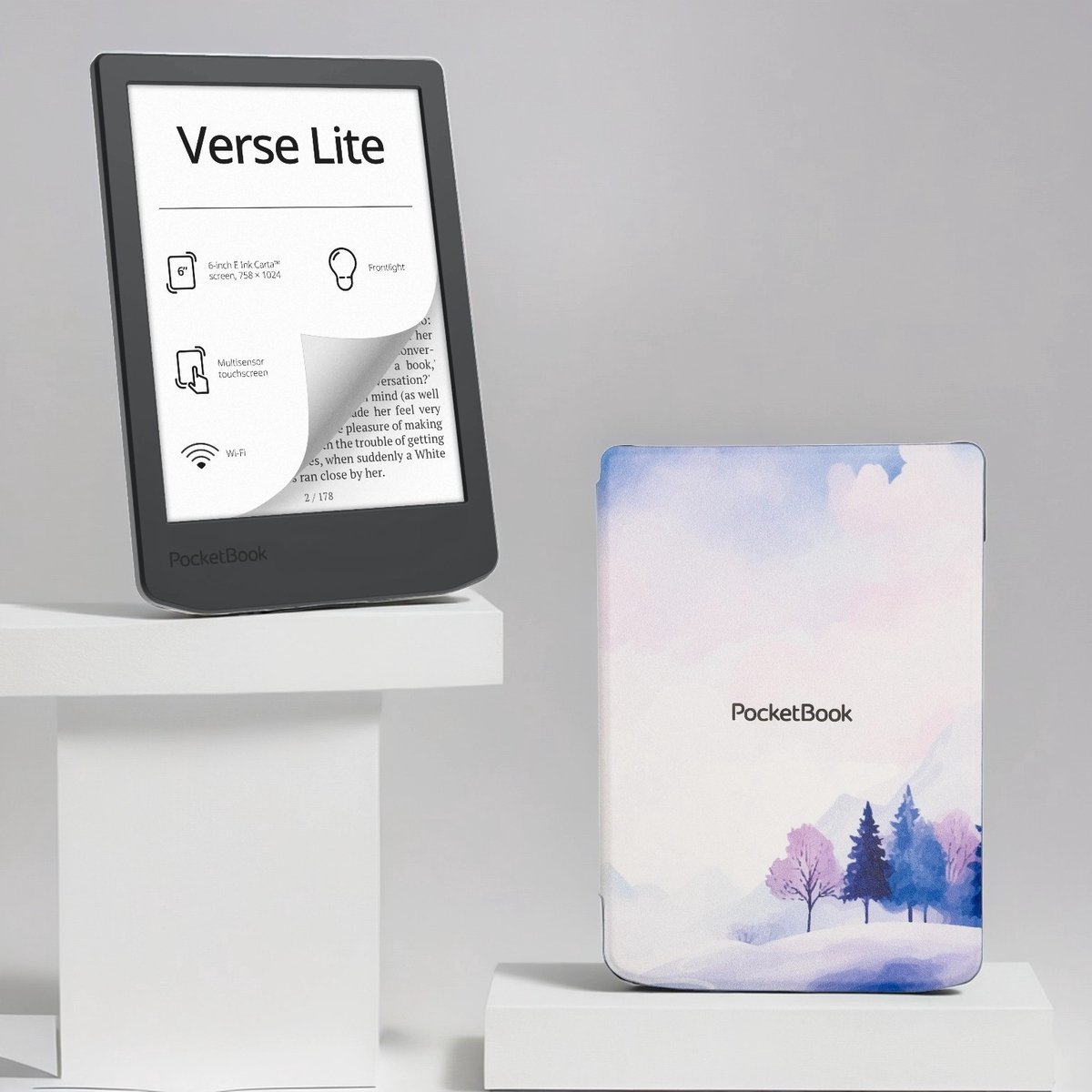PocketBook Verse Lite e-reader 6 inch met Wintertime Hoesje - PocketBook Readers - €139,00