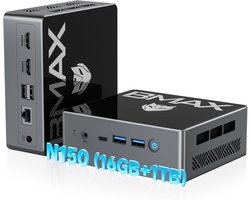 Mini PC Desktop Computer 16GB RAM 1TB SSD Dual 4K Ondersteuning Windows 11 Pro