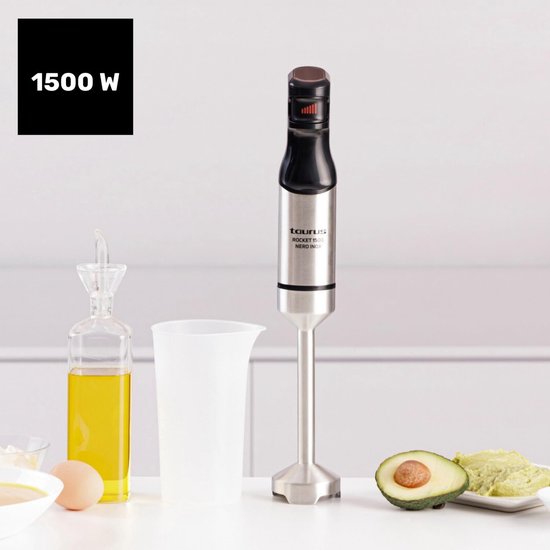 Krachtige Staafmixer 1500 Watt met Vermogensregelaar en Roestvrijstalen Onderdelen van Merkloos — afbeelding 3