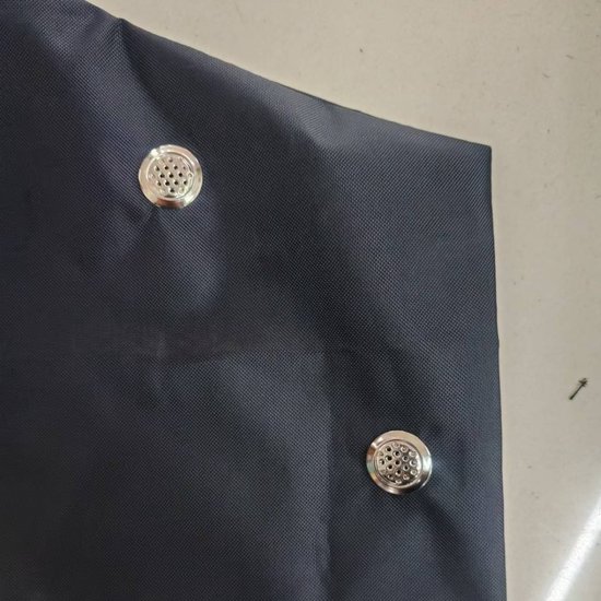 Bladblazer Opbergtas - 2 Stuks - Opvangzak - Universele - Oxford-stof - Bladblazer Vacuümzak - Met Rits en Trekkoord - Waterdichte - Tuingereedschap - Geschikt voor bladblazers en bladversnipperaars - 44*60 cm - Zwart van Merkloos	 — afbeelding 3