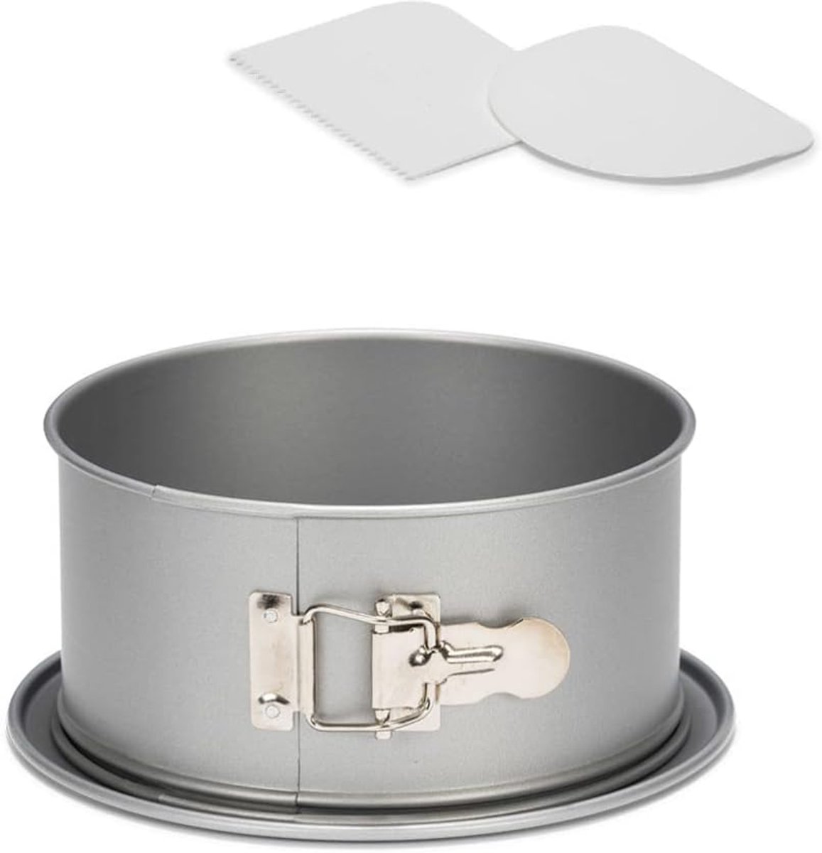 Ronde Springvorm met Scharnier en Hoge Rand 18 cm - Antiaanbaklaag