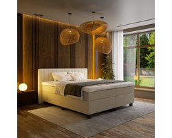 Mörgenn Boxspring Douze - Losse box - Teddy Beige - 140 x 200