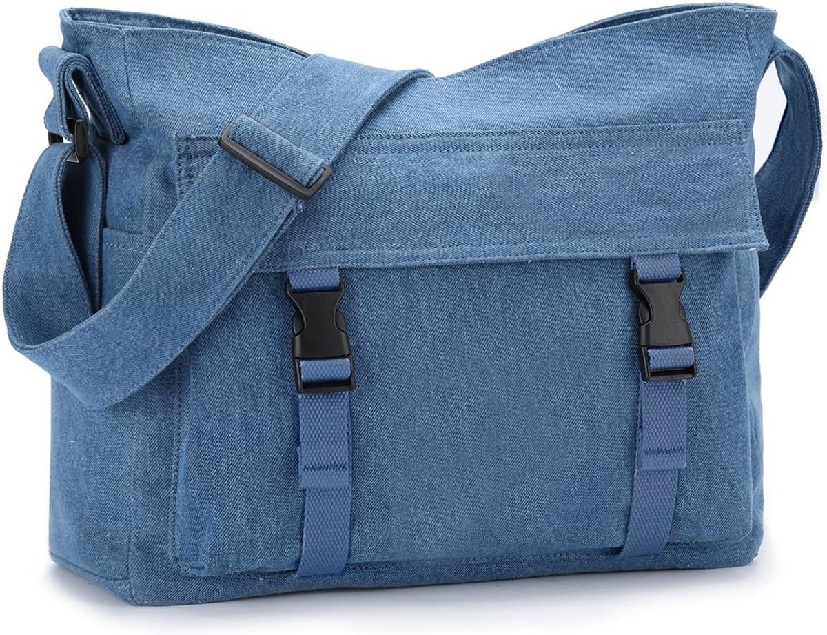 Grote Crossbody Tas Dames - Casual Schoudertas voor Werk, School en Reizen