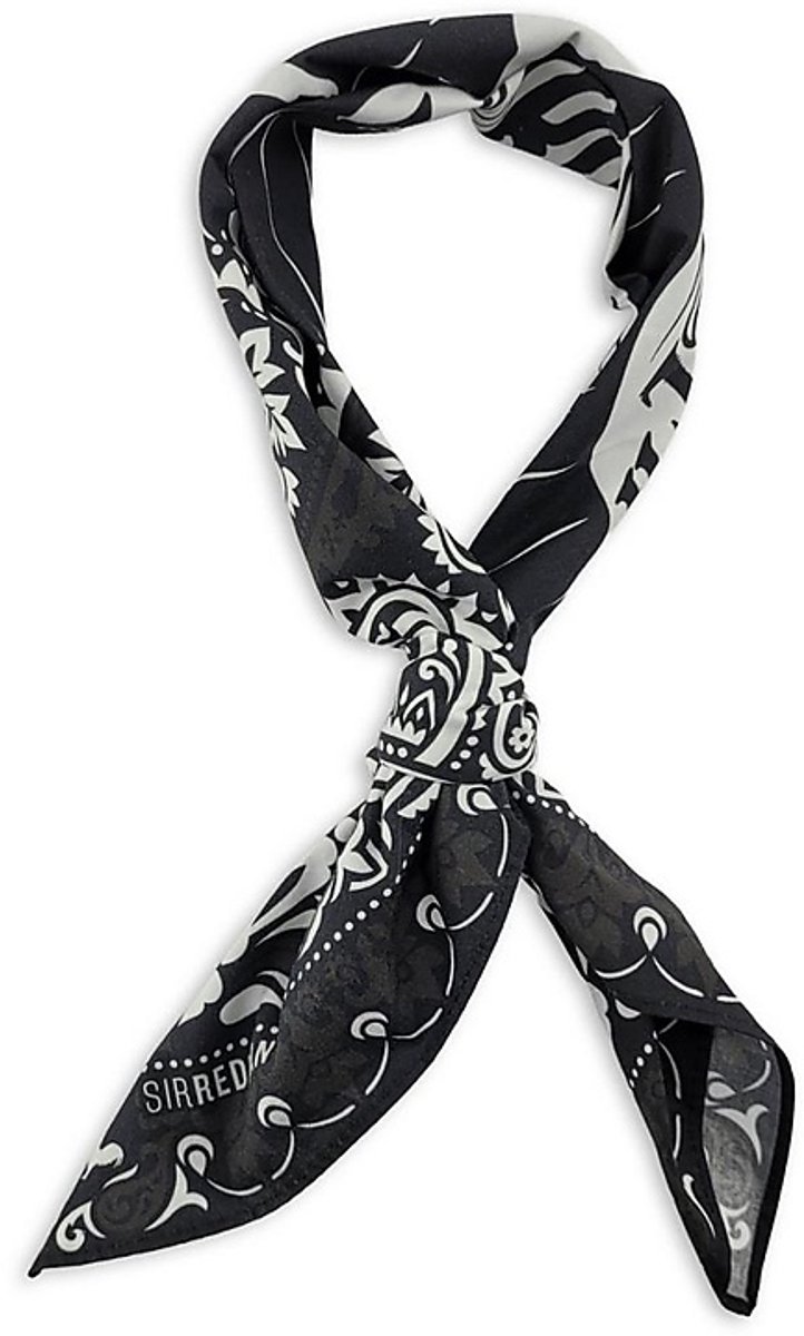 Sir Redman - Sjaals - Bandana Rooster Zwart - zwart / grijs / wit