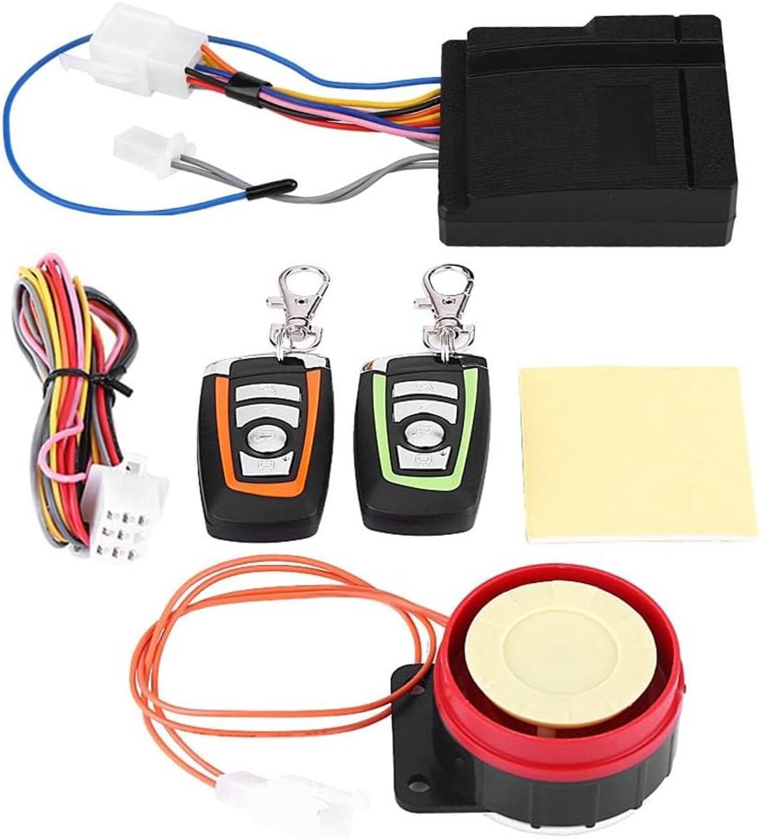 Draadloos Motoralarm - 12V, 125dB Geluidssterkte, Waterdicht & 5 Instelbare Modi
