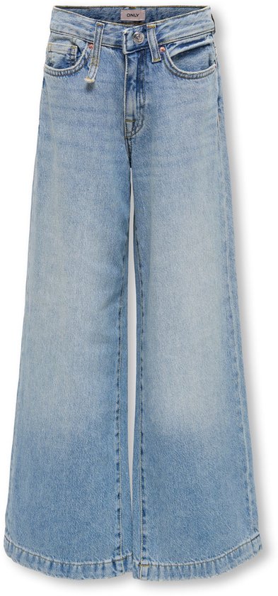 ONLY KOGBROOME HW WIDE DNM TAI Jeans Filles - Denim Blue Medium