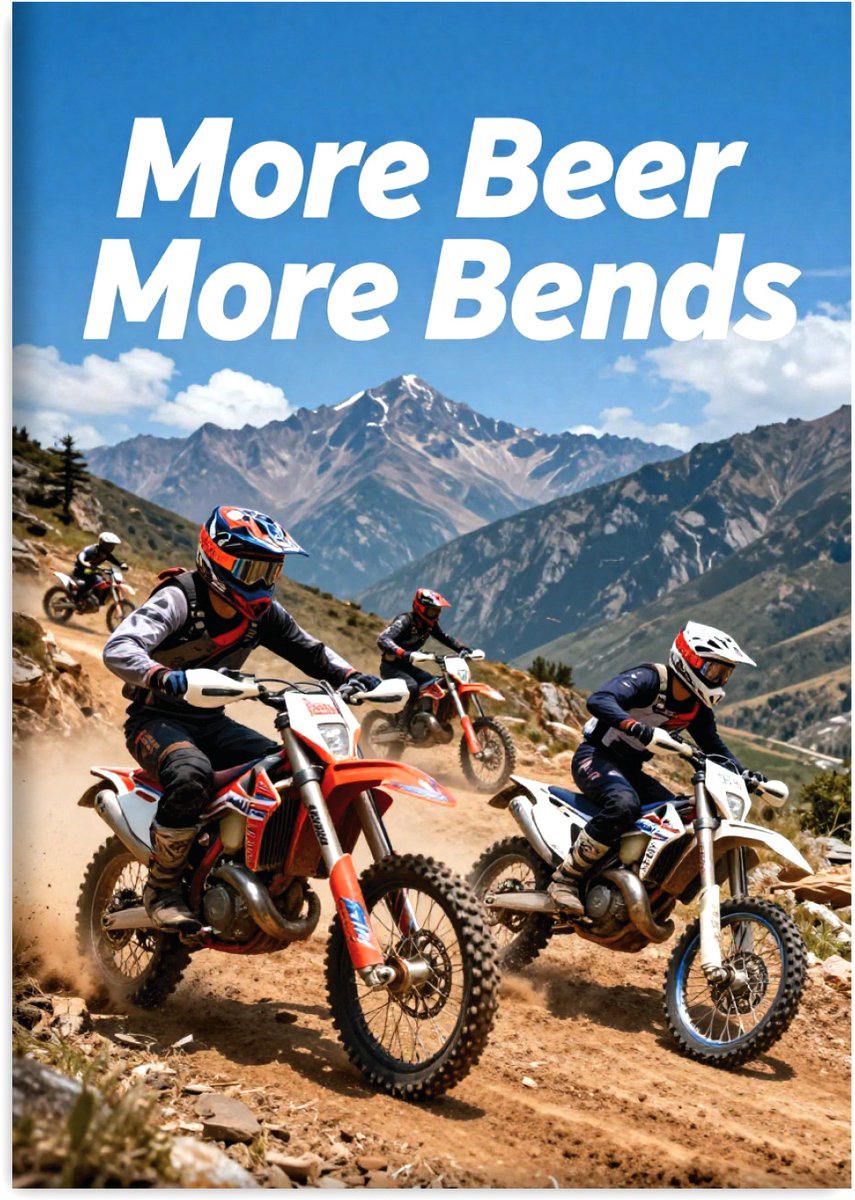 Huurdies - Poster - Motorrijder - A2