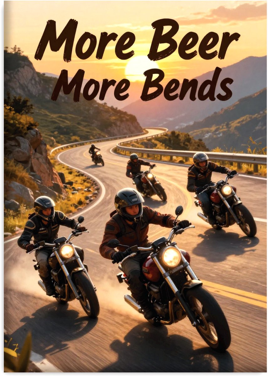 Huurdies - Poster - Motorrijder - A2