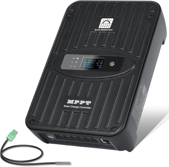 MPPT Solar Laadregelaar 40A 12V/24V met LCD en USB voor Zonnepanelen