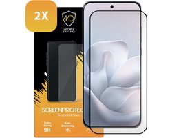 2-Pack MobyDefend Screenprotectors - Geschikt voor Motorola Edge 70 Fusion - Screensavers Met Zwarte Randen - Gehard Glas