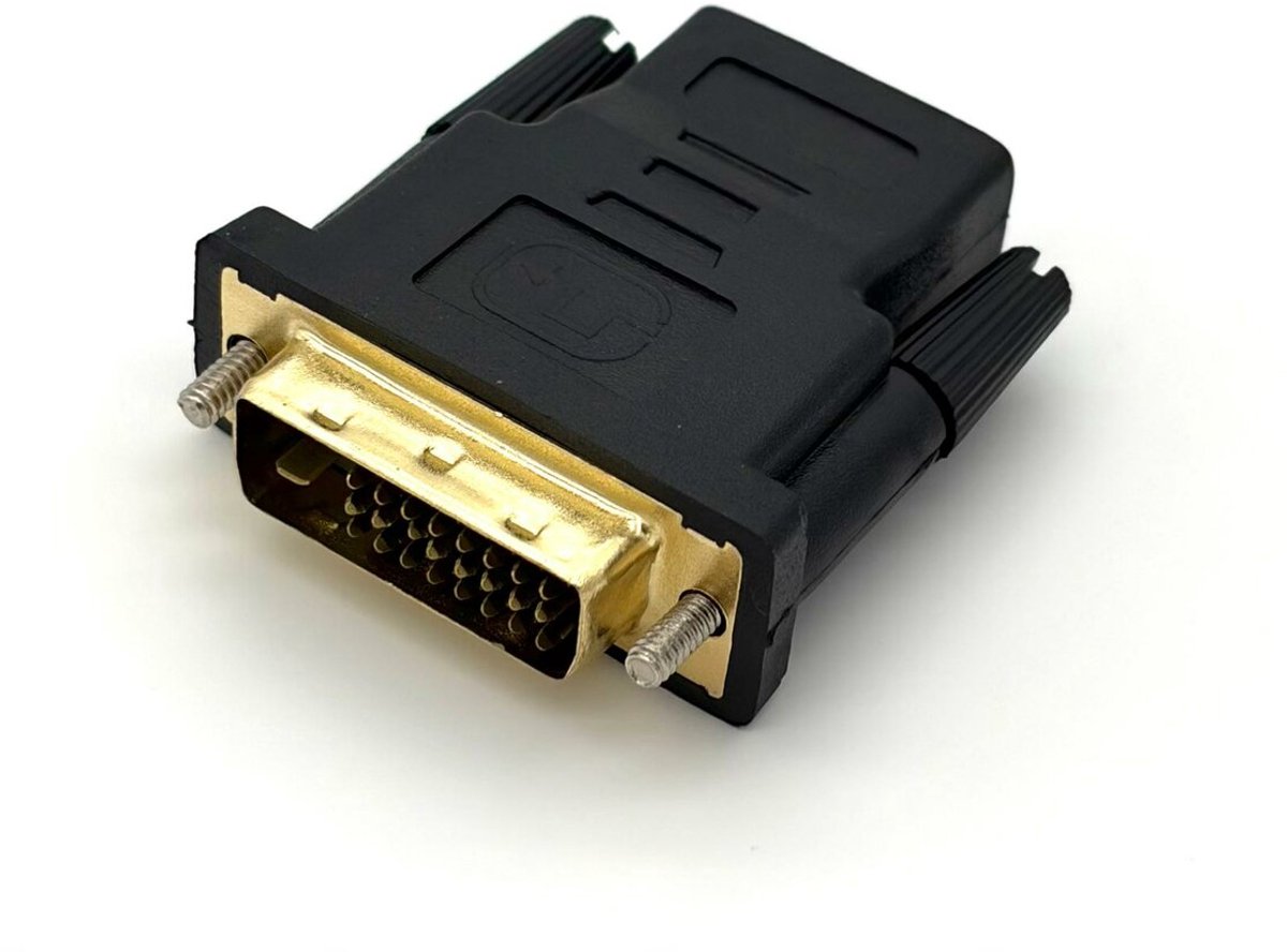 HDMI naar DVI Adapter 24+1 – HDMI DVI Verloop – HDMI naar DVI Converter voor Monitor, PC en HDTV