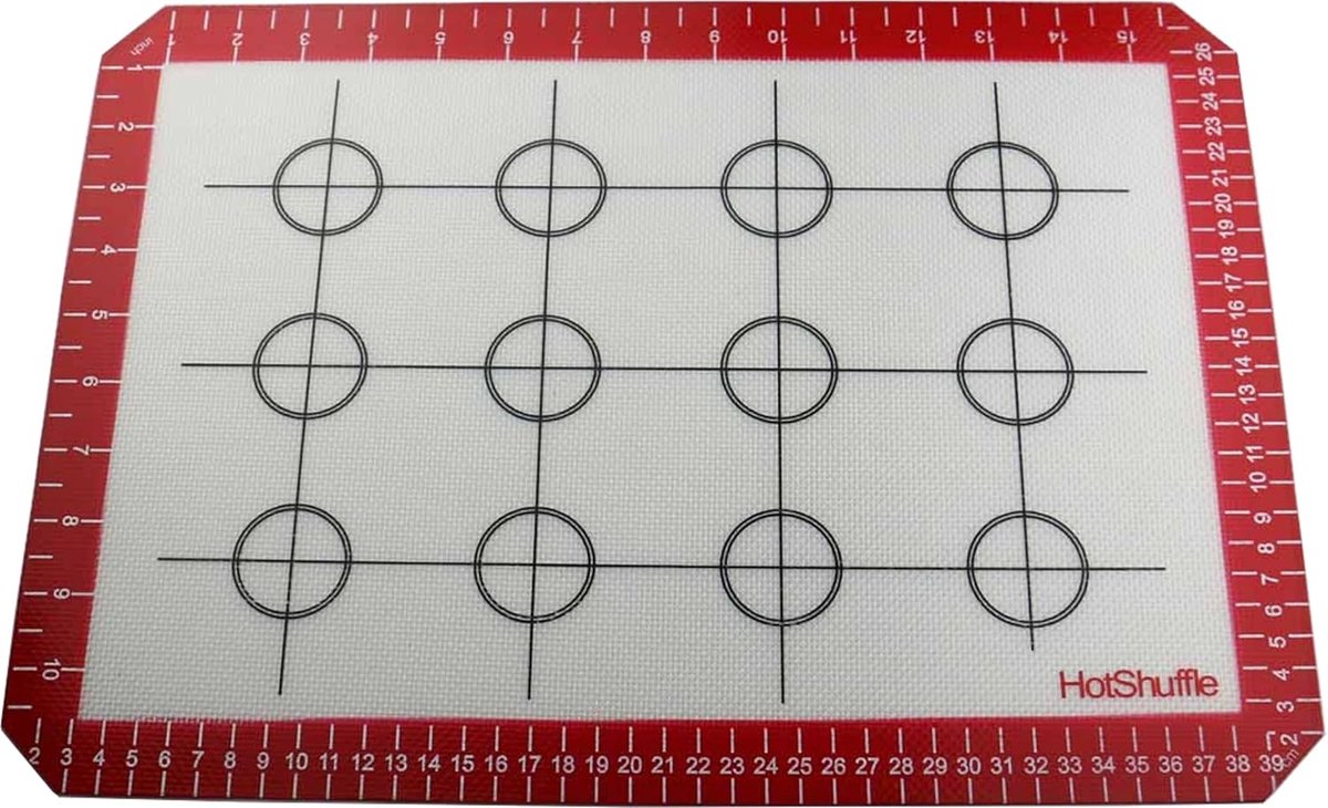 Grote Herbruikbare Antiaanbak Bakmat van Glasvezel en Siliconen voor Oven (40x28 cm)
