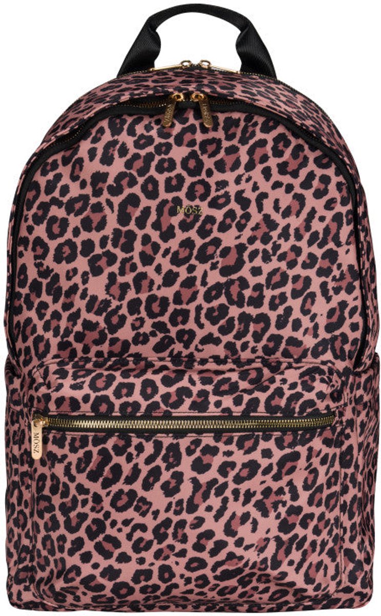 MŌSZ Laptoprugzak dames nylon 15.6 inch - panterprint : Schooltas/ Rugtas meiden