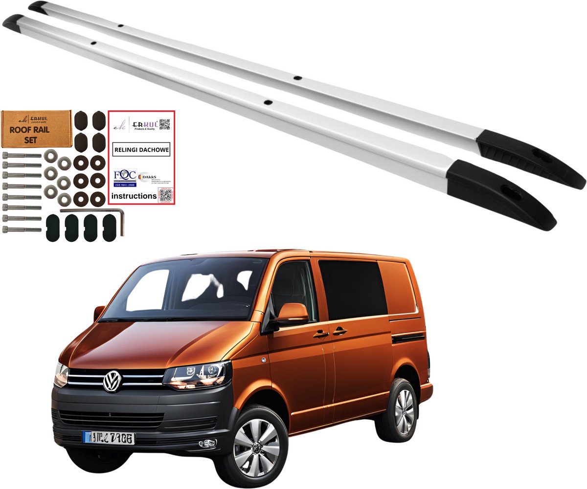 Geïntegreerde dakrails VOLKSWAGEN TRANSPORTER T5 T6 LONG Aluminium
