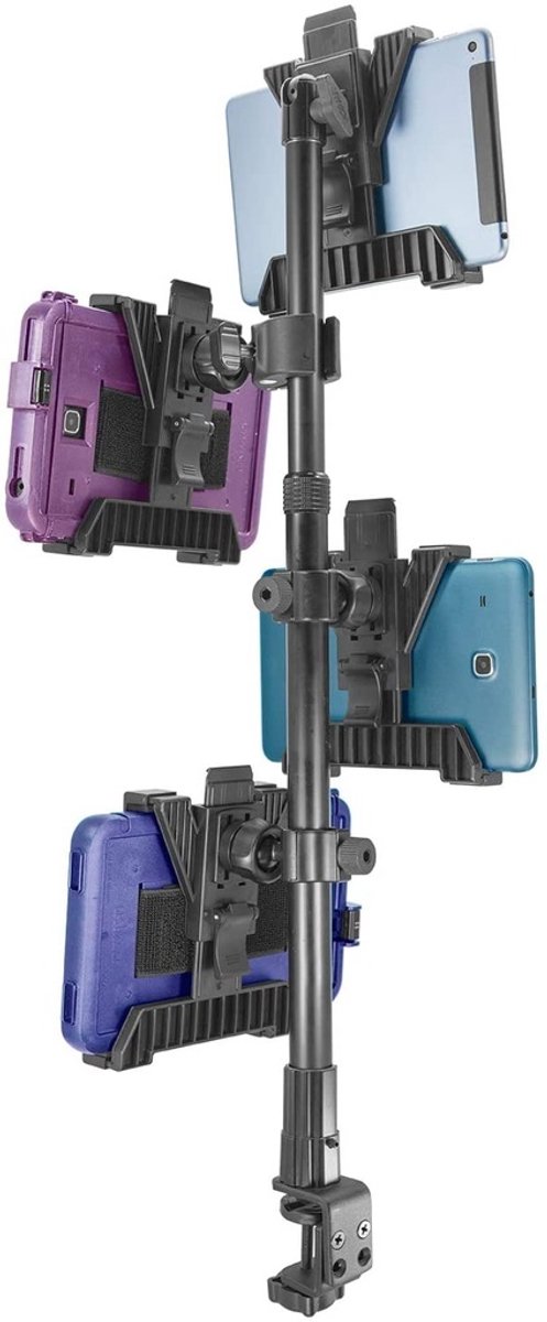 TabDock POS standaard voor 4 tablets met tafelklem