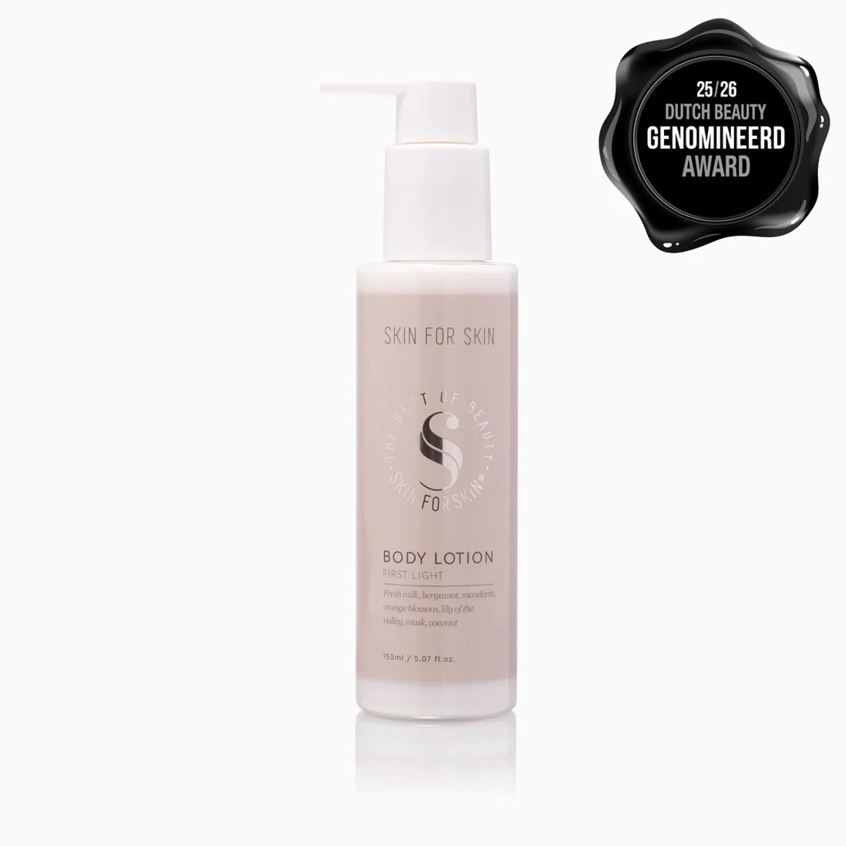 Skin for Skin - Body lotion - Geur first light - vochtinbrengende bodylotion - 150 mililiter