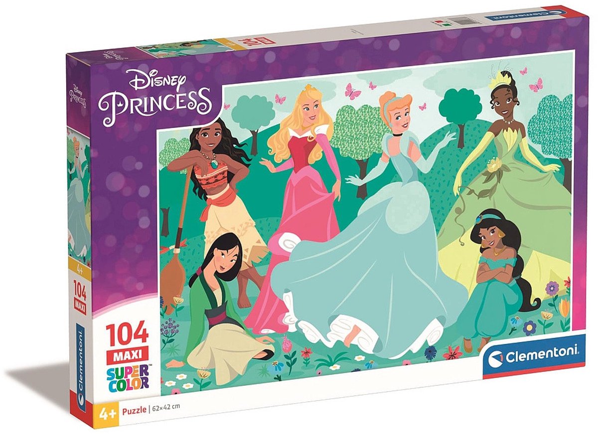 clementoni maxi puzzel disney prinses, 104st.