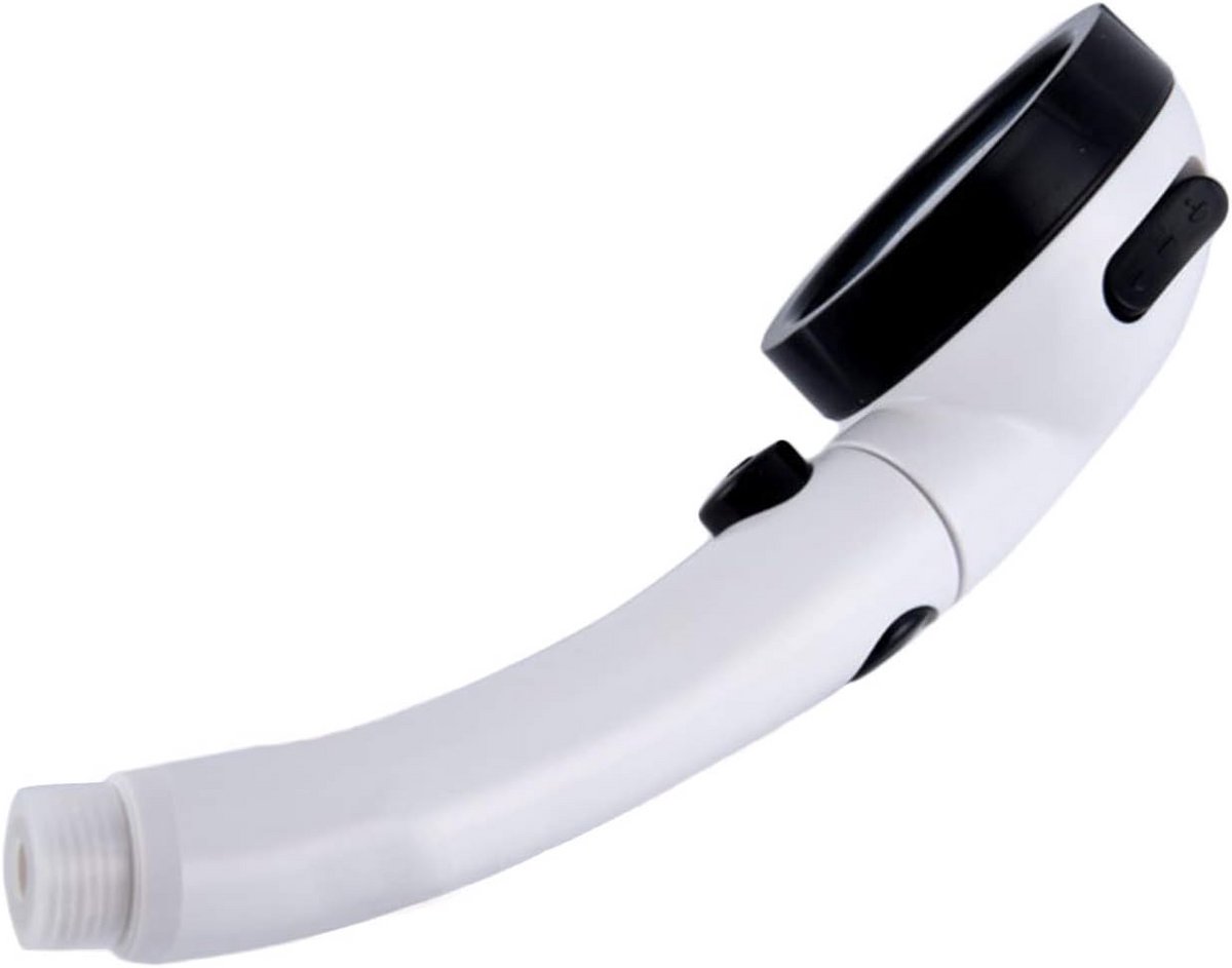 Handdouche met 3 standen en Aan/Uit Knop - Waterbesparend en Drukverhogend Douchesysteem