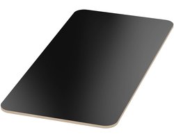 Multiplex Plaat Zwart Gelakt 18mm – Werkblad op Maat – Krasvast & Watervast - 60x40 cm