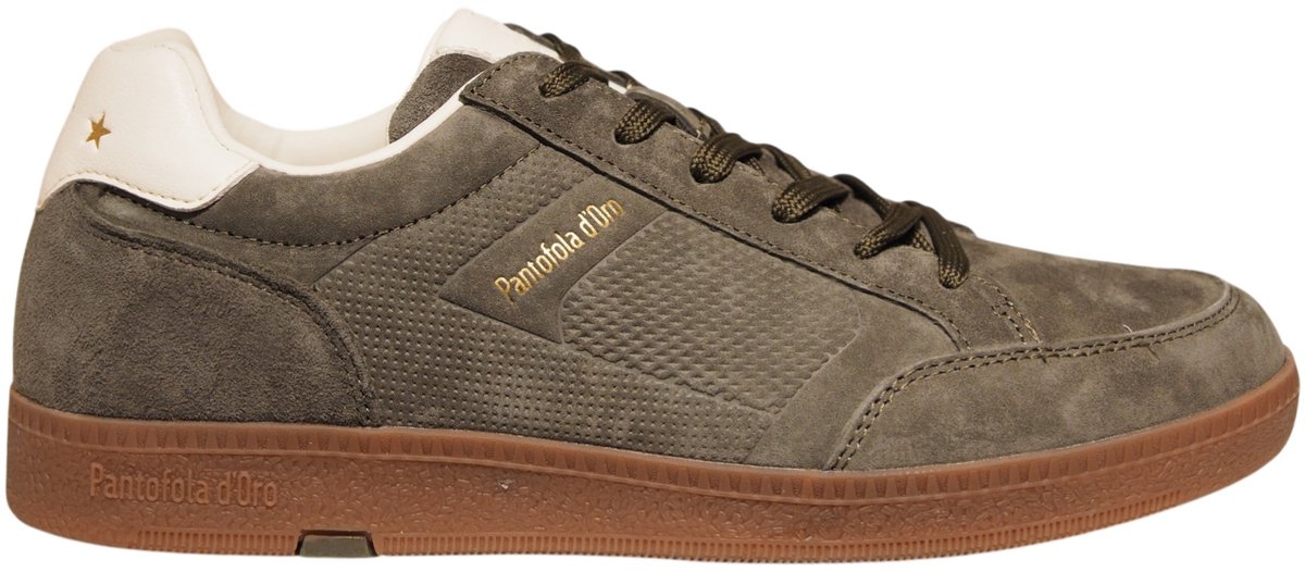 Pantofola Velo PD00100161M-03 Olive Green Off White