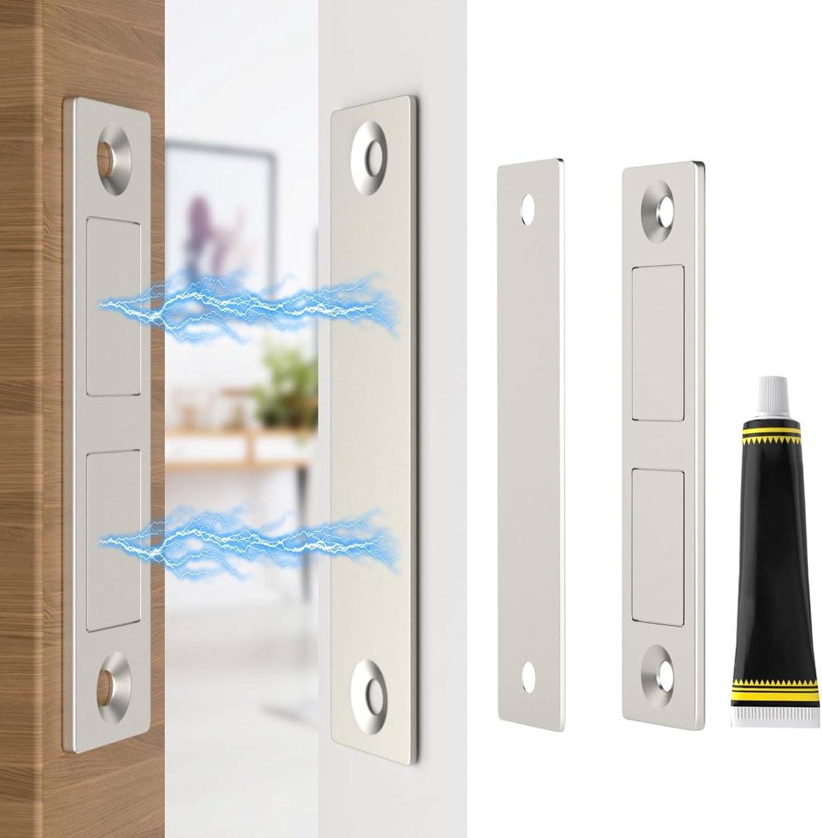 Ultra Dunne Zelfklevende Magnetische Sluiting voor Kastdeuren en Laden (Sterke Sluiting)
