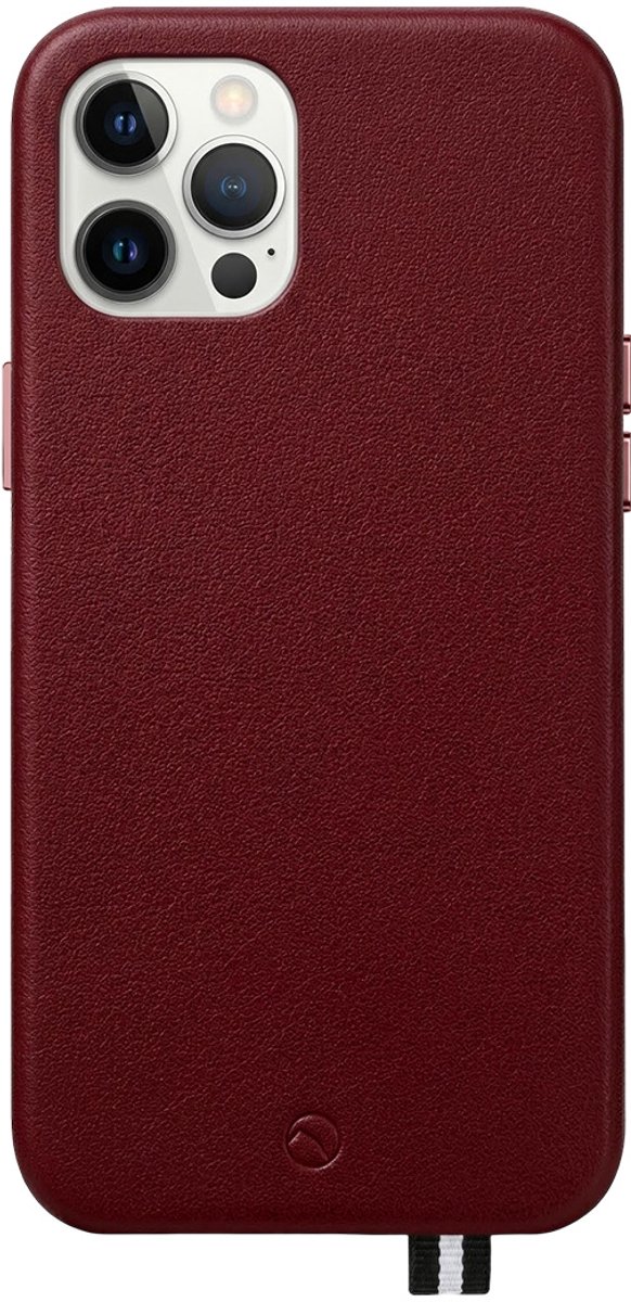 Artefakt Paris, Hoesje Geschikt voor Apple iPhone 12 Pro Max van Elysée-leer, Bordeaux
