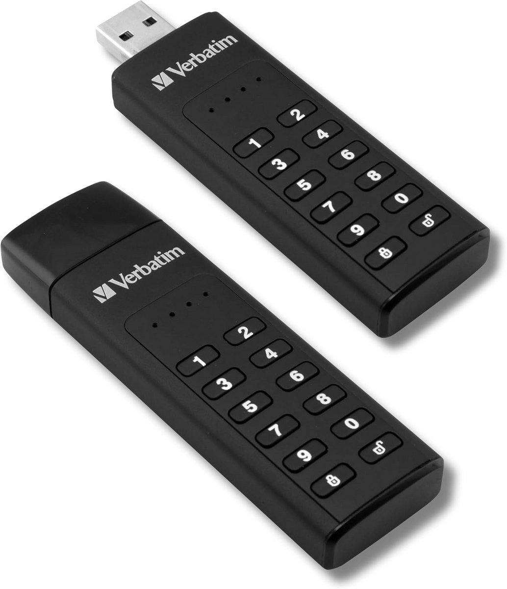 USB Stick 64GB met Toetsenbord en Hardware Encryptie (USB 3.0)