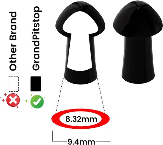 Tubeless Banden Reparatieset Paddenstoel Plugs voor Motor, Auto en Fiets van Merkloos — afbeelding 3