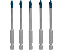 Bosch EXPERT HEX-9 Hard Ceramic boorset - 5-delige 5mm tegelboorset - voor dakpannen, tegels en glas
