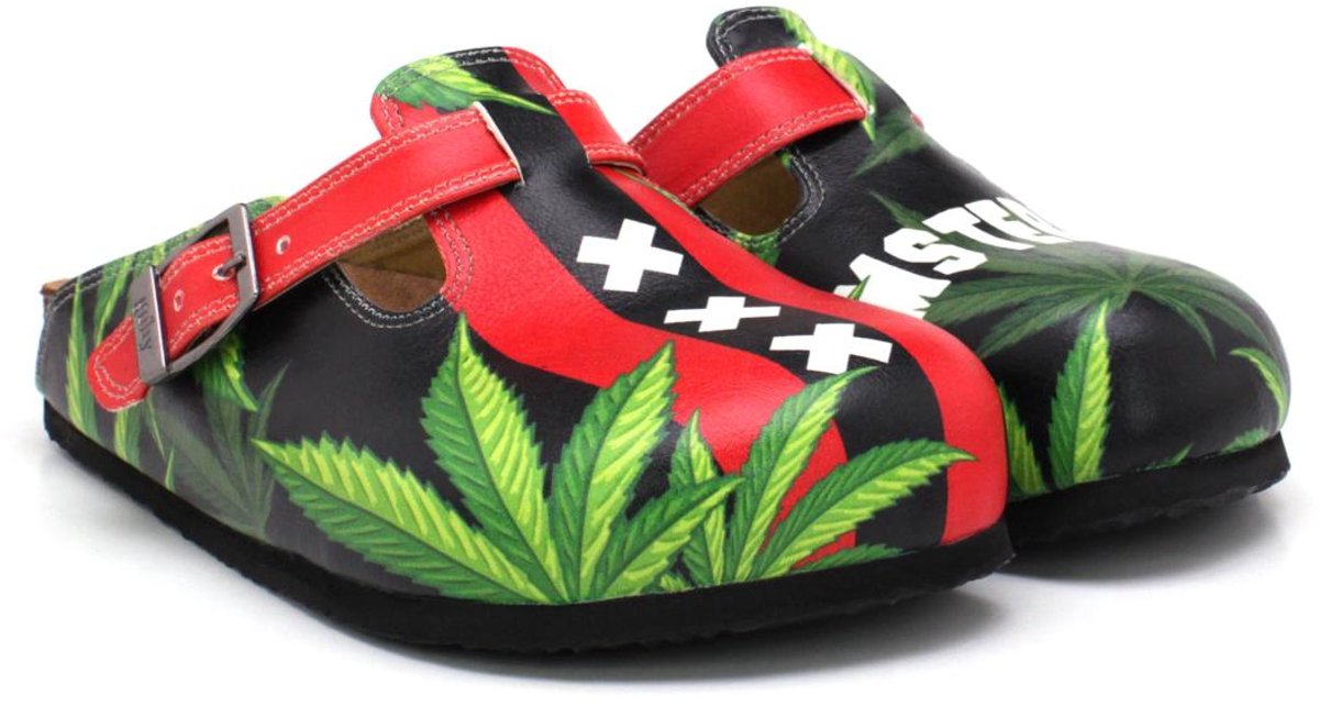 Goby Amsterdam Dames Clogs – Handmade – Vegan Leer – Maat 42