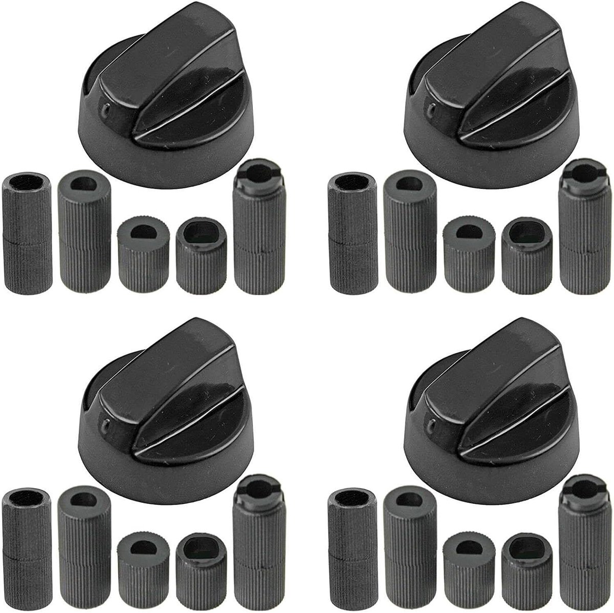 Universele Knoppen voor Oven, Fornuis en Kookplaat (4 Stuks)
