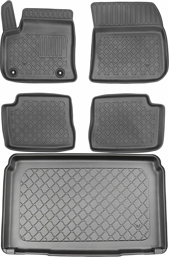 Max-Dywanik Serie - Kofferbakmat en Rubbermatten - Peugeot e-208 Hatchback