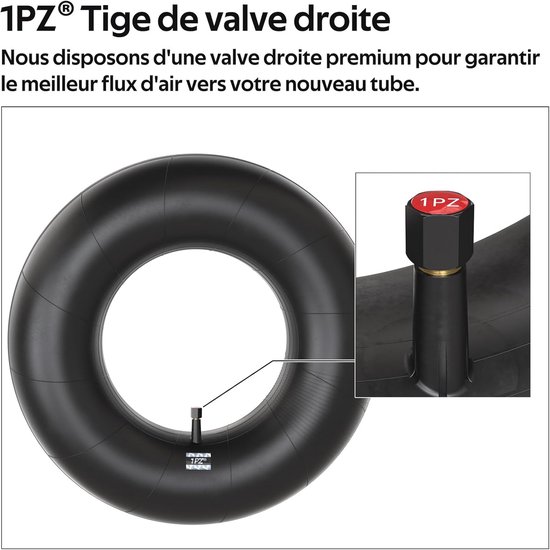 Binnenband 20x8.00-8 voor Grasmaaier Tractor Trolley Tuinwagen Golfwagen met Rechte Ventielschacht van Merkloos	 — afbeelding 2