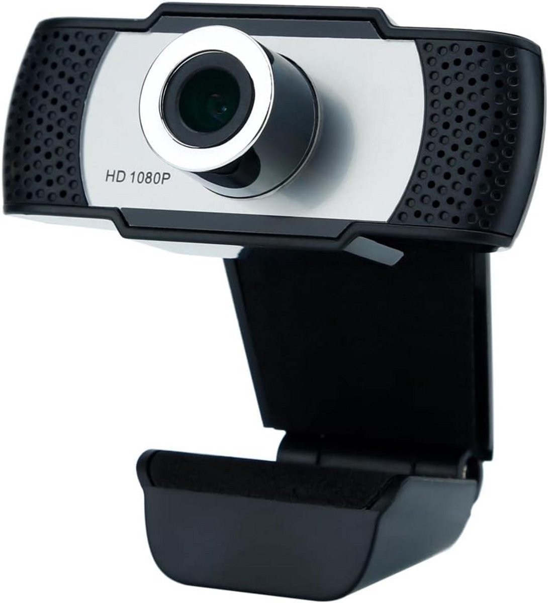 Webcam 1080P Full HD met Ingebouwde Microfoon - USB 2.0 voor Laptop, PC en Vergaderen