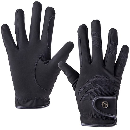 QHP - Gant d'équitation Danee - Taille XXL - Zwart