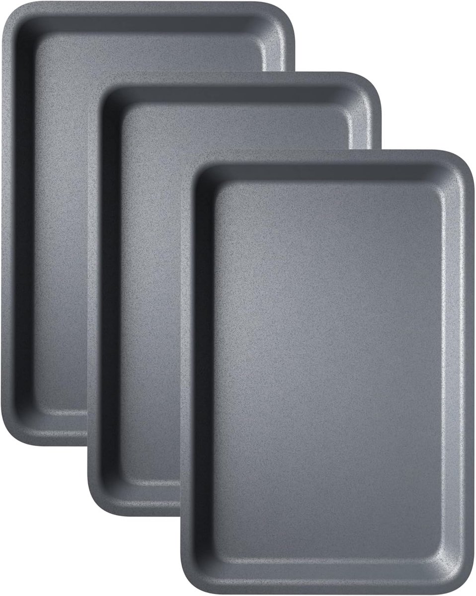 3-delige Set Diepe Ovenschalen & Bakplaten 31cm - Antiaanbaklaag