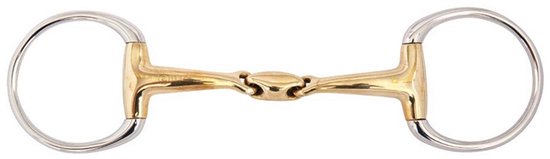 BR Mors bout à bout Soft Contact double brisure 16mm. 12.5 Or