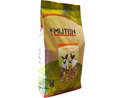 Mijten Rabby Balance - Konijnenvoer Korrel - Volledig Knaagdierenvoer - Uitgebalanceerde Konijnenkorrel - Natuurlijke Ingrediënten - 3kg