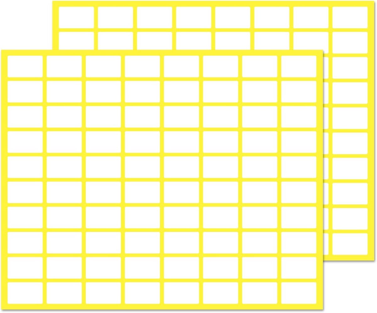 8000 Kleine Witte Zelfklevende Etiketten Stickers (13x8mm) - Beschrijfbaar