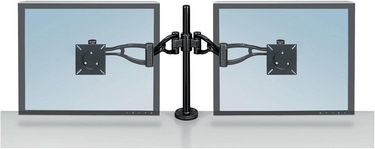 Dubbele Schermhouder met Flexibele Arm
