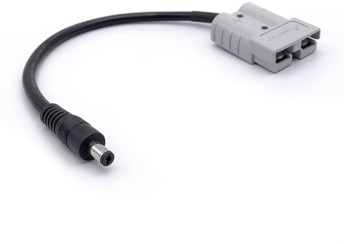 DC5521 naar Anderson Adapter Kabel voor Zonnepanelen - 20 cm