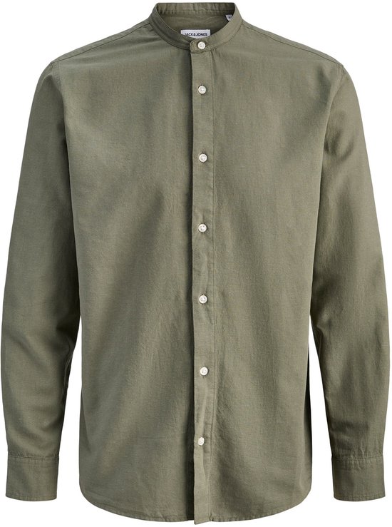 JACK&JONES - JJEBREEZE LINEN BLEND BAND SHIRT L PLS - Garçons - Chemises